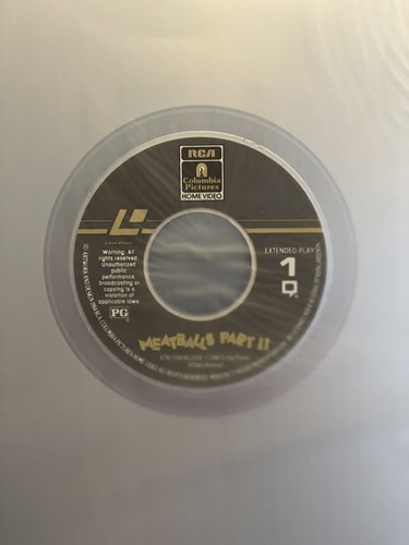 Meatballs Part II Laserdisc (1984, LD) Paul Rubens w/ Shrink - Picture 3 of 3