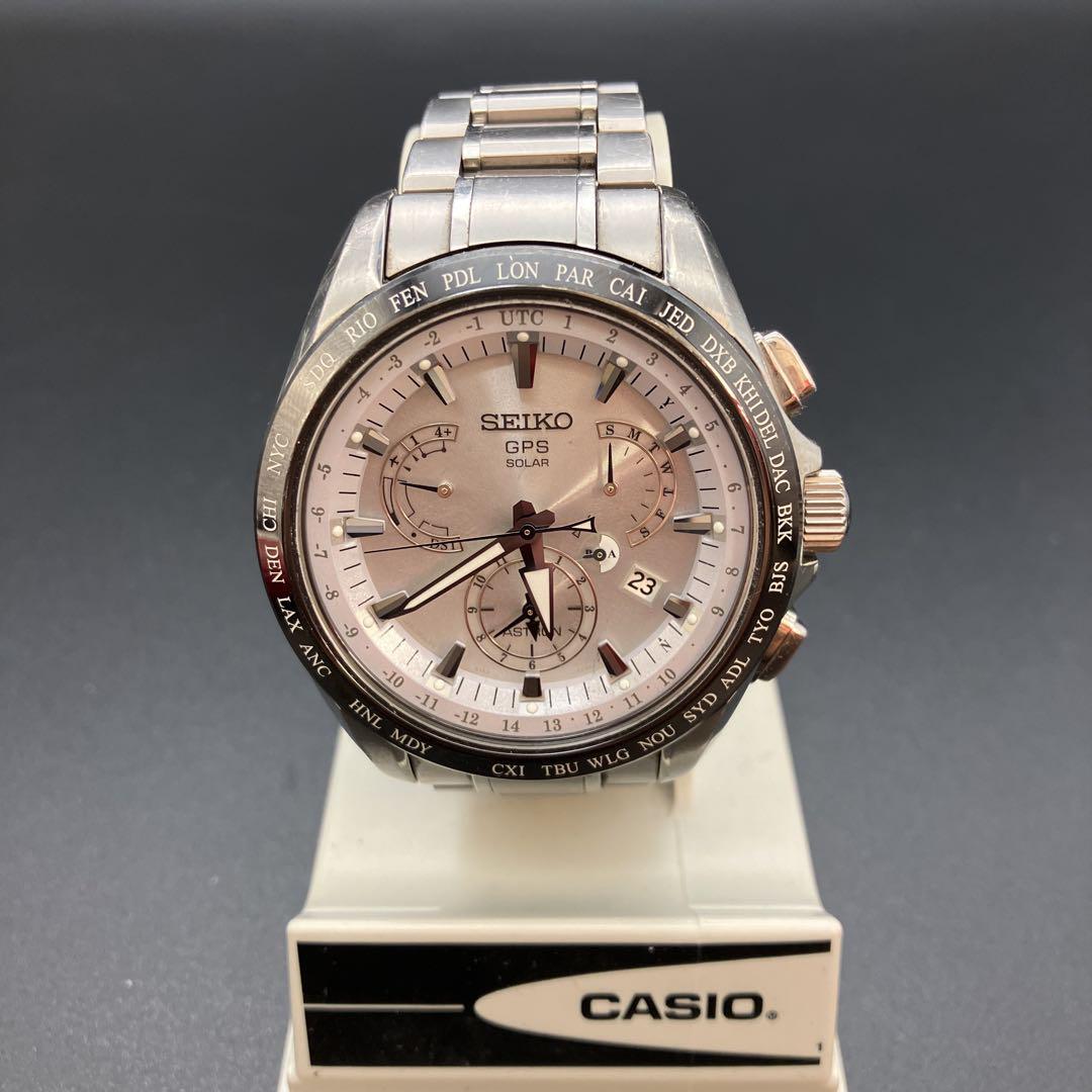 t*※様 SEIKO GPS SOLARクロノグラフ 時計 8X53-0AB0- Seiko Astron Men's Black Watch - 8X53-0AB0-2 for sale online