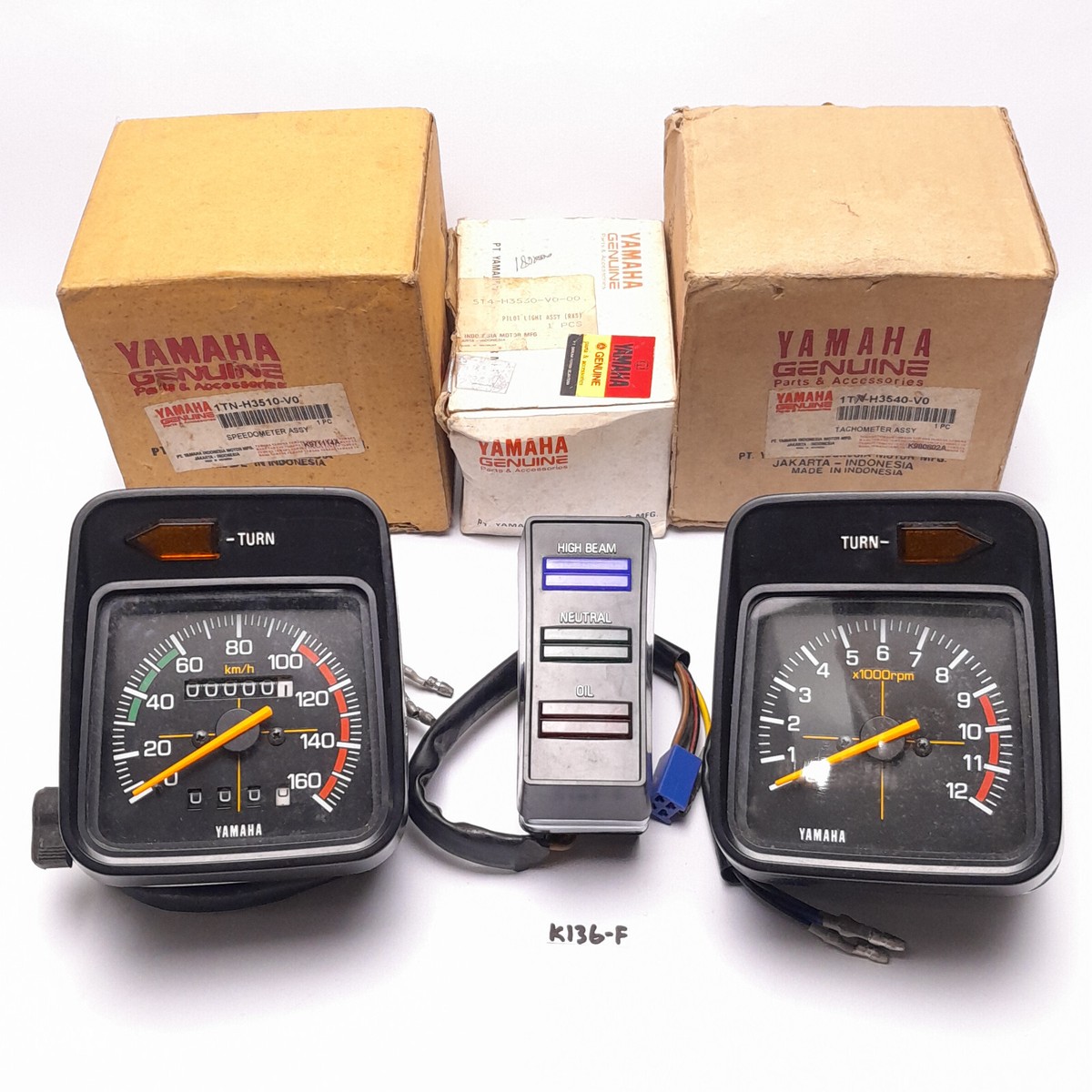 Yamaha RXS RXS100 RX115 SPECIAL Speedometer Tachometer Set