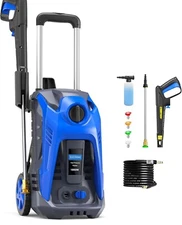 Electric Pressure Washer 4800 PSI 2.9 GPM Electric Power Washer 25 FT Hose Blue