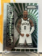 2023-24 Panini Prizm #4 Damian Lillard Dominance Milwaukee Bucks