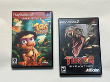 2 Game Lot Tak Power of Juju + Turok Evolution Complete PlayStation dinosaurs yo