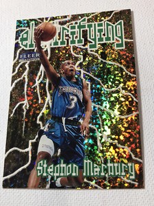 Stephon Marbury - Electrifying 98-99 Fleer #8 tough Insert