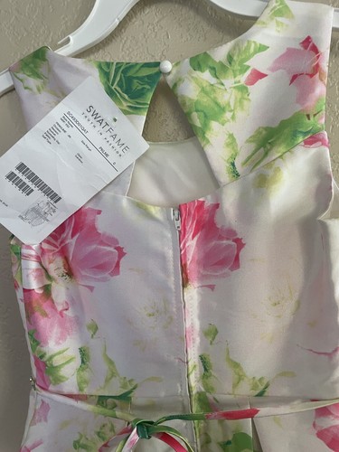 Speechless Girls’ Sleeveless Fancy Floral Dress Size 10 New - Picture 7 of 10