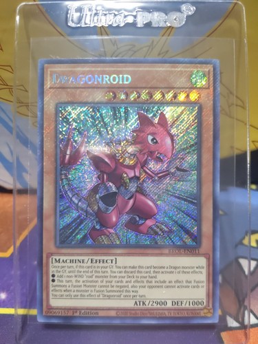 Yugioh! Dragonroid - BROL-EN011 - Secret Rare - 1st Edition English 🔥🔥🔥 - Picture 1 of 4