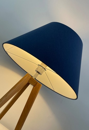 Lampenschirm Windsor blau Leinenmischung konisch Coolie Lampenschirm - Bild 7 von 16