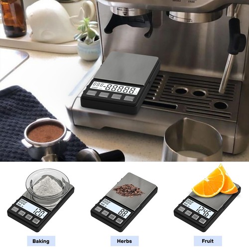 Espresso Scale With Timer 1000g X 0.1g Small & Thin Travel Coffee Scale Mini Dig - Picture 5 of 7