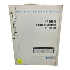 HP 8684B SIGNAL GENERATOR OPERATING & SERVICE MANUAL