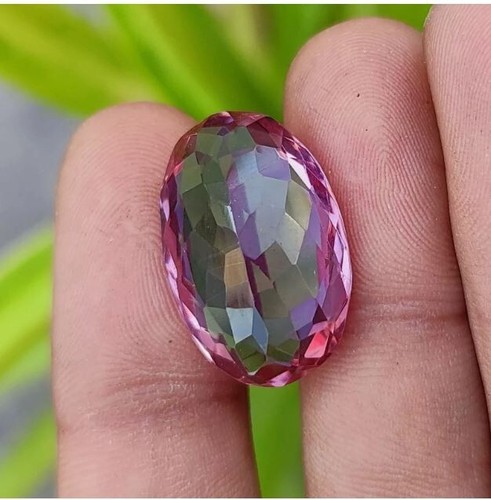 Natural 21.5 Ct+ Oval Color Change Alexandrite Flawless Certified Loose Gemstone - Picture 5 of 5