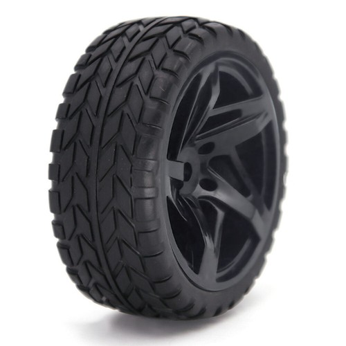 RC 4X 1/10 Scale On Road Wheel and Tyres Hex 12mm For HPI HSP Tamiya RC Car - Picture 6 of 7