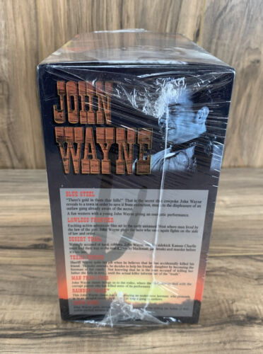 John Wayne Collection VHS 7 Tape Set Blue Steel Texas Terror Dawn Rider New - Picture 2 of 6