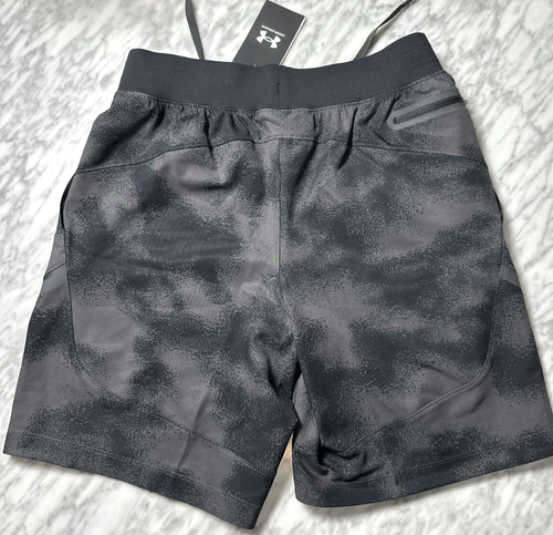 Under Armour UA Unstoppable Knit Shorts Gray Black 1370378 010 NEW Men's Large - Picture 5 of 11