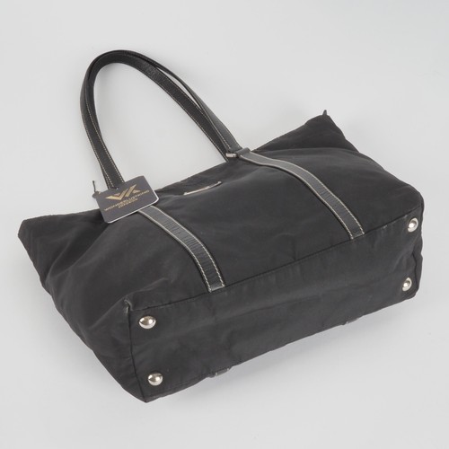 Borsa shopper Prada tessuto nylon media tote noir lusso design OP: 970 € - Foto 5 di 19