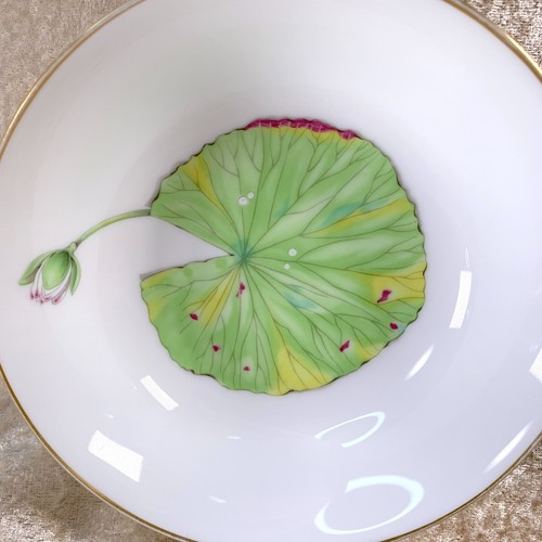 Hermes Paris Bowl Nil Nile 14cm Porcelain Tableware Set of 4 CRACKS & CHIPS - Picture 17 of 23
