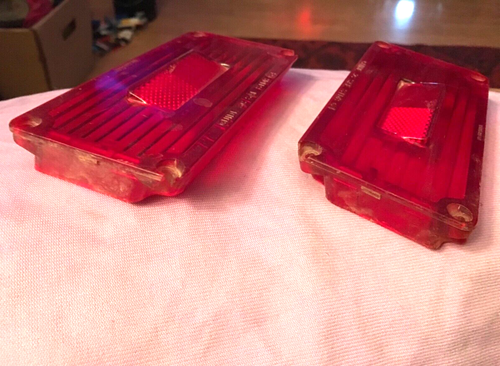1964 Oldsmobile 88 Station Wagon Rear Tail Light Lens Guide OEM Dynamic Pair - Picture 6 of 9