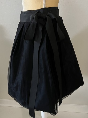 GF FERRE 2 Piece Top & Puffy Mini Skirt Navy Blue Size IT 40 - Picture 5 of 14