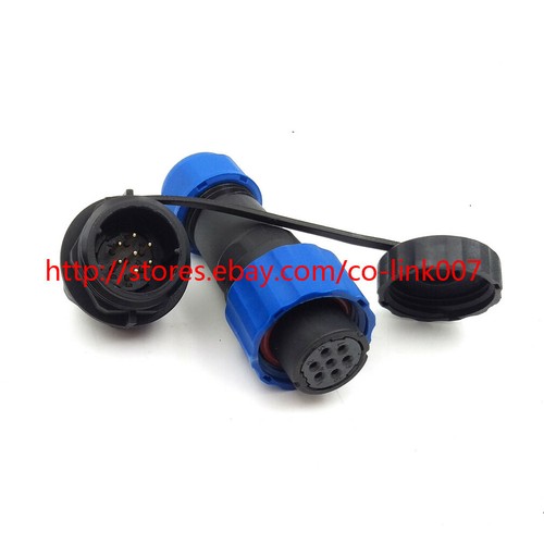 SD16 Waterproof 7pin Power Connector, LED Aviation Plug Socket Solder Connector - Picture 1 of 6