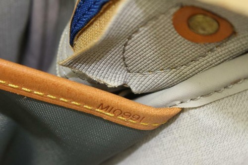 Louis Vuitton 1991 LV Cup Blue Monogram Sail Sac Cowes Messenger Bag 826lv89 - Picture 5 of 12