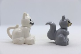 2)Cat/Kitten + Squirrel DUPLO Lot 10837 10874 10933 45024 LEGO Animal