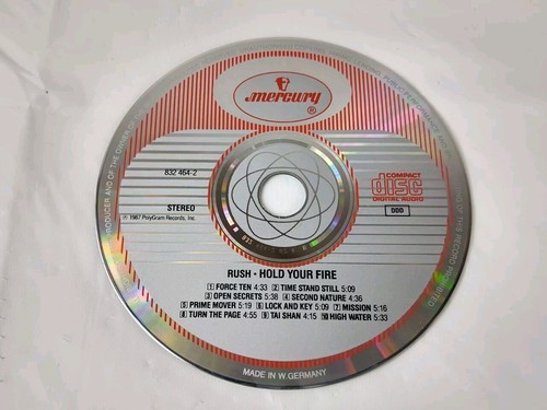 Rush Hold Your Fire CD 1987 Mercury PolyGram Records West Germany Import Vintage - Picture 4 of 24