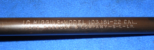 JC HIGGINS Model 103.181 Sears Roebuck .22 S.L.LR 22" BARREL Marlin 101 #CL5211 - Picture 6 of 10