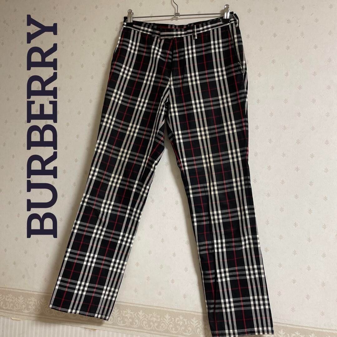 BURBERRY BLACK LABEL Check pants Size 73 Nova Check BURBERRY BLACK LABEL Check pants Size 73 Nova Check