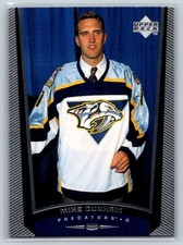 1998 Upper Deck #210 Mike Dunham Nashville Predators