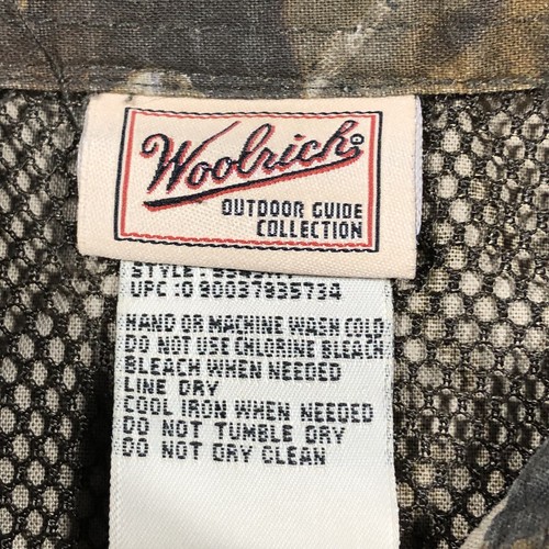 Woolrich Shirt Mens M Realtree Hardwoods Camo Vented Hunting Fishing Long Sleeve - Picture 4 of 12