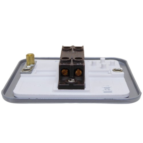 Emergency Light Test Key Metal Clad Light Switch 1 Gang 2 Way 10 Amp Double Pole - Picture 13 of 15
