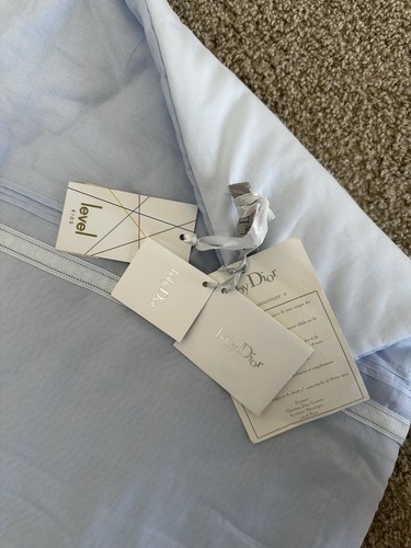 NWT 100% Authentic Baby Dior Blue 100% Cotton Blanket - Picture 9 of 10