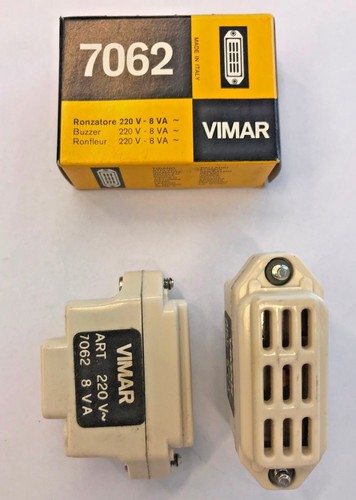 BRÄUNER VIMAR 7060 12 V ODER 7062 220 VOLT SERIE 7000 8 VA MADE IN ITALY ELFENBEIN - Bild 3 von 3