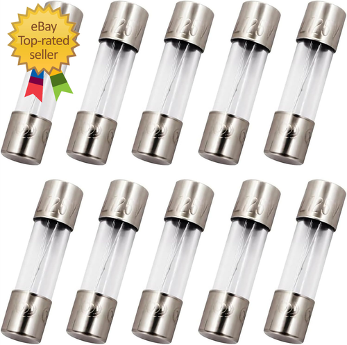 10 Stück F5AL Schnellblassicherung 5A Max 5 Amp 125V Glassicherungen 0,2 x 0,78 Zoll / 5 x - Bild 12 von 12
