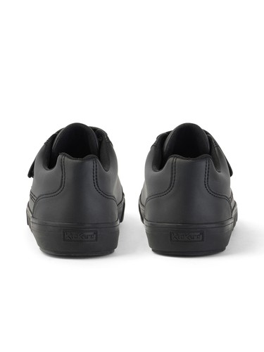 Kickers Unisex Shoes Flat Vegan Faux Leather Casual Pull On Rubber Sole Kickers - Picture 3 of 7