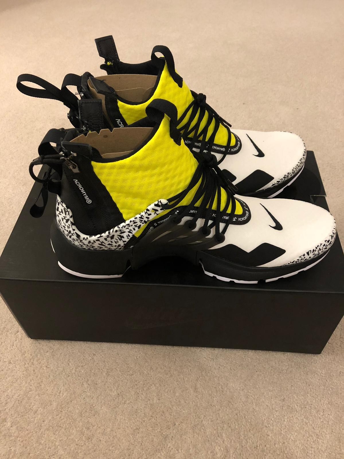 NIKE AIR PRESTO Mid X sigle ** jaune US 11/uk 10 ** sigle Deadstock ** e80e6c NIKE AIR PRESTO Mid X sigle ** jaune US 11/uk 10 ** sigle Deadstock ** e80e6c