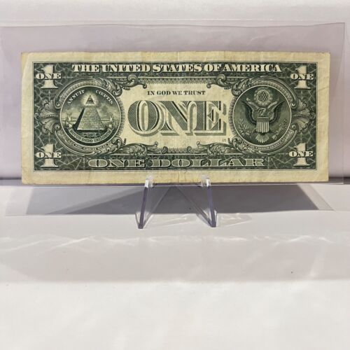 Five Of A Kind $1 Dollar Bill Series 2017A (79776776) Fancy US Paper Currency - Picture 2 of 2