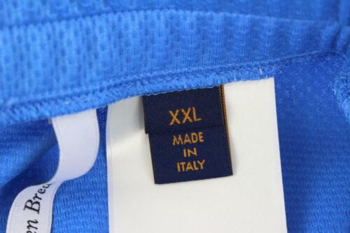 Louis Vuitton Virgil Abloh Men's XXL Blue Mesh Sporty Patch Shorts Sports 118lv2 - Picture 3 of 12