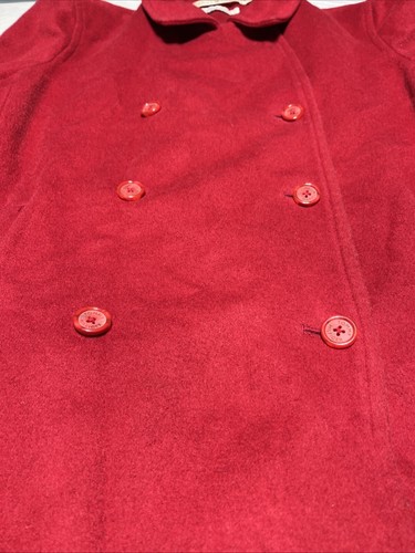 Tommy Hilfiger women’s wool Blend jacket extra large vintage red - Picture 2 of 14