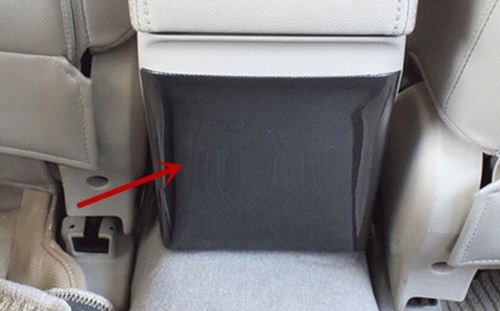 For Mitsubishi Lancer Evolution 07-17 Style Carbon Fiber Rear Anti-Kick Panel 1X - Picture 3 of 8