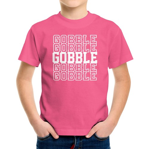 Gobble Gobble Gobble Toddler Kids Youth T-Shirt Fall Thanksgiving gift Funny - Picture 10 of 16