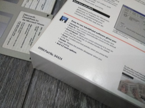 VTG. Microsoft Mouse Windows 95/Windows 3.1  version #94424 ( EMPTY BOX ONLY) - Picture 5 of 6
