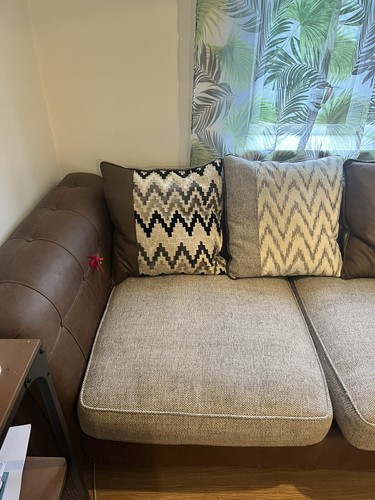 SCS Sante Corner 2 Scatter Back Sofa - 🛋️ 2 Pieces+ 7 Goose Feather Cushions  - Picture 8 of 9