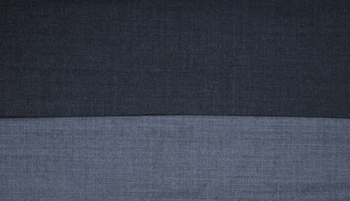 Stahl/Eisen einfarbig grau Premium Kammgarn Wolle Anzugstoff 150er Eredi Pisano Roma - Bild 41 von 41