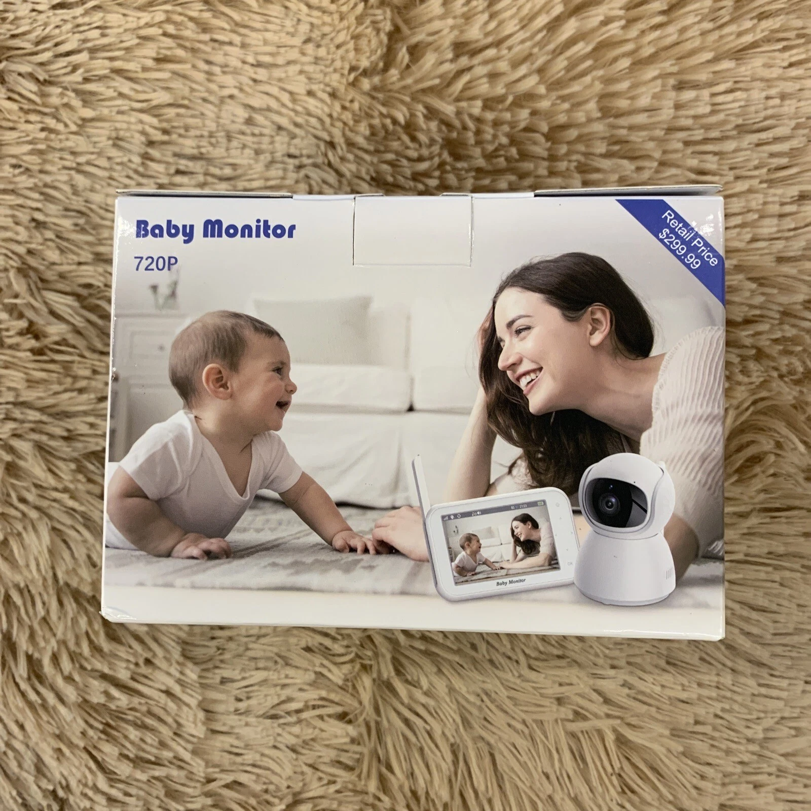 New Baby Monitor w Camera, 4.5” LCD HD Display, Night Vision, 2-Way Talk