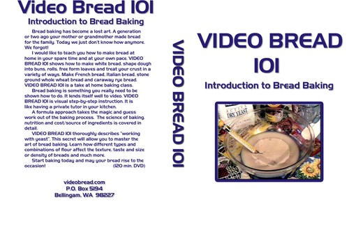 Video Bread 101 - 120 min DVD Take at home baking class Bread by hand oven 2021 - Bild 1 von 3