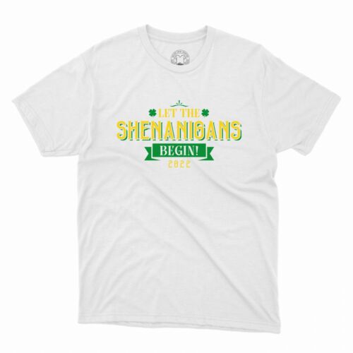Let The Shenanigans Begin Matching St Patrick's Day Unisex Printed T-Shirts - Picture 14 of 14