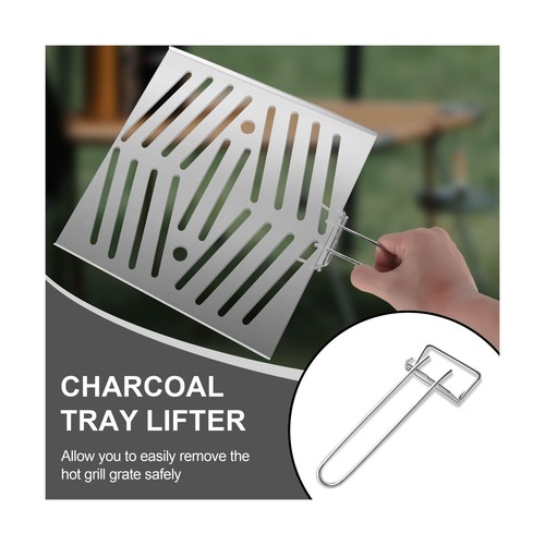 Portable Fire Pit, Camping Campfire Grill,14inch Detachable Firepits for Outd... - Picture 9 of 9