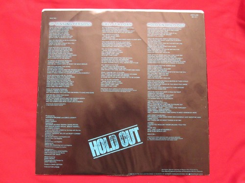 Jackson Browne Hold Out Vinyl Schallplatte LP SIGNIERT! - Bild 4 von 7