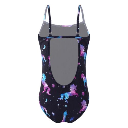 Girls Swimming Costume One Piece Mermaid Swimsuit Beach Ruffled Bathing Suits - Picture 33 of 56