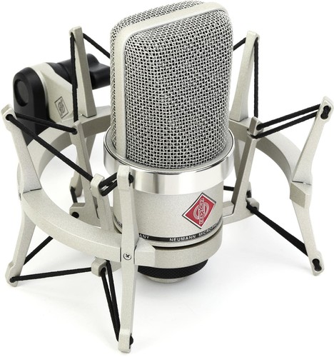Neumann TLM 102 Studio Set - Condenser Microphone - Nickel (Open Box) - Nice!