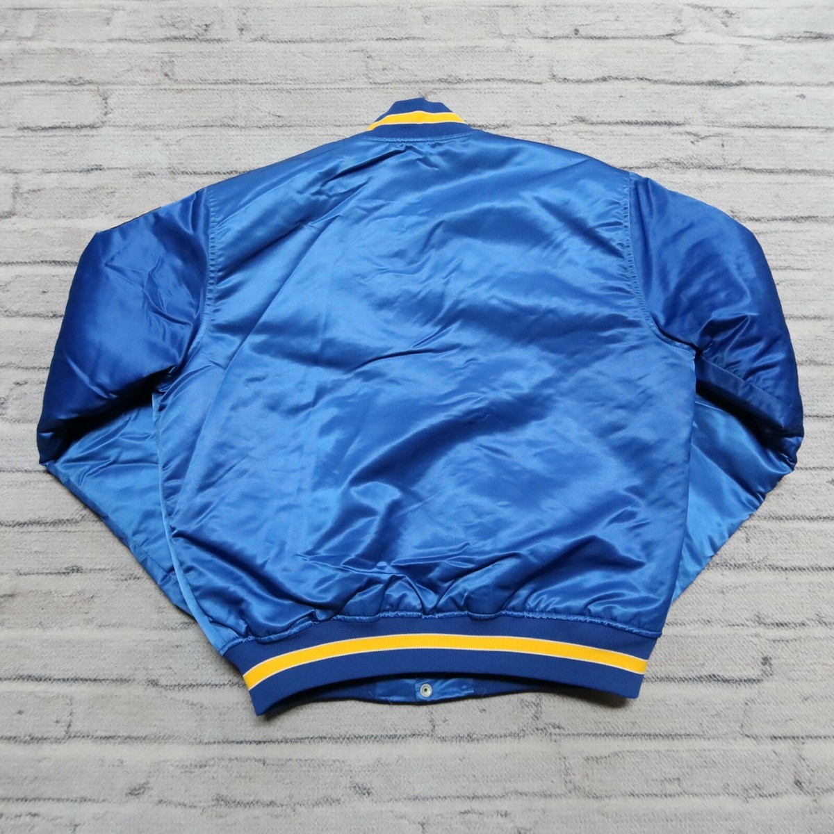 【レア】80s Delong Rams LINDA SATIN JKT USA レア】80s Delong Rams LINDA SATIN JKT USA